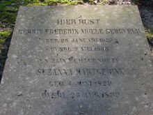1895 Grafsteen Gerrit Frederik Moele Bergveld en Susanna Hartgerink [begraafplaats Oosterbeek]
